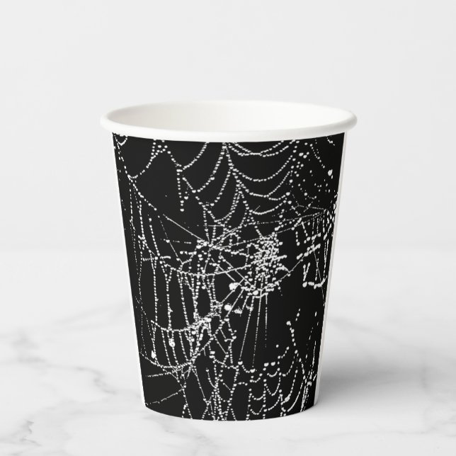 Gobelets En Papier Coupe Spiderweb (Verso)