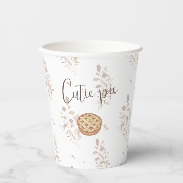 Gobelets En Papier Coupes de papier à tarte Cutie (Recto)