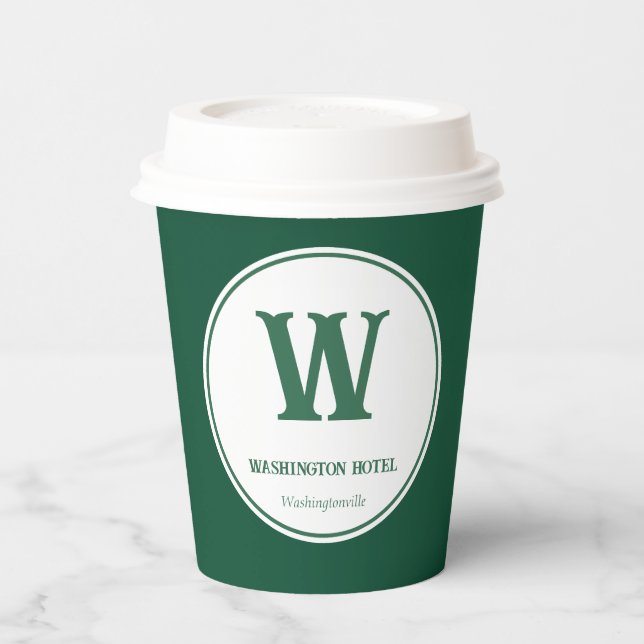 Gobelets En Papier Coupes de papier café d'affaires personnalisées (Gauche)