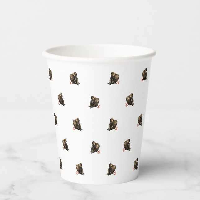 Gobelets En Papier Coupes de papier canard (Recto)