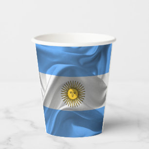 Gobelets En Papier Coupes de papier d'armoiries argentines
