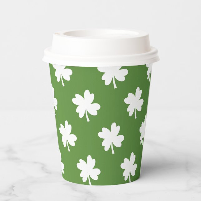 Gobelets En Papier Coupes de papier de la Saint Patrick (Verso)