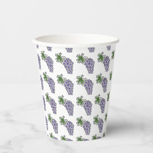 Gobelets En Papier Coupes de papier de raisins