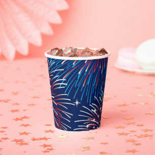 Gobelets En Papier Coupes de papier Fireworks
