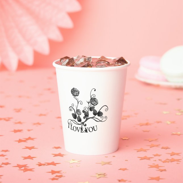 Gobelets En Papier Coupes de papier Heureuse Sainte-Valentin 2022 Mug (Insitu)