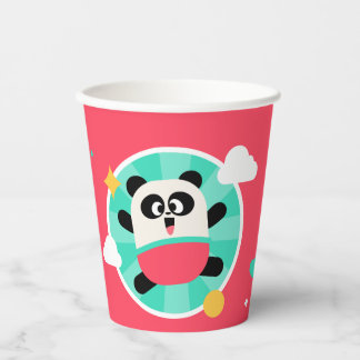 Gobelets En Papier Coupes de papier Lingokids Party avec Elliot