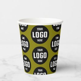 Gobelets En Papier Coupes de papier personnalisées en logo d'entrepri