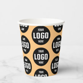 Gobelets En Papier Coupes de papier personnalisées en logo d'entrepri