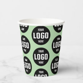 Gobelets En Papier Coupes de papier personnalisées en logo profession