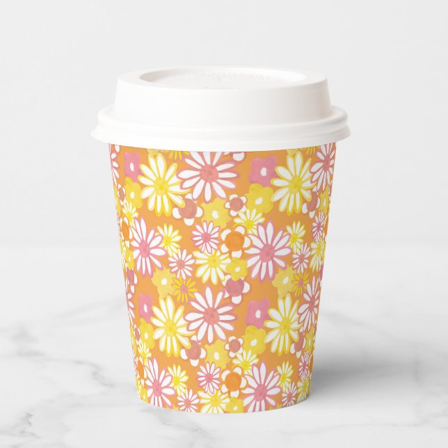 Gobelets En Papier Coupes de papier pour marguerites d'été (Gauche)