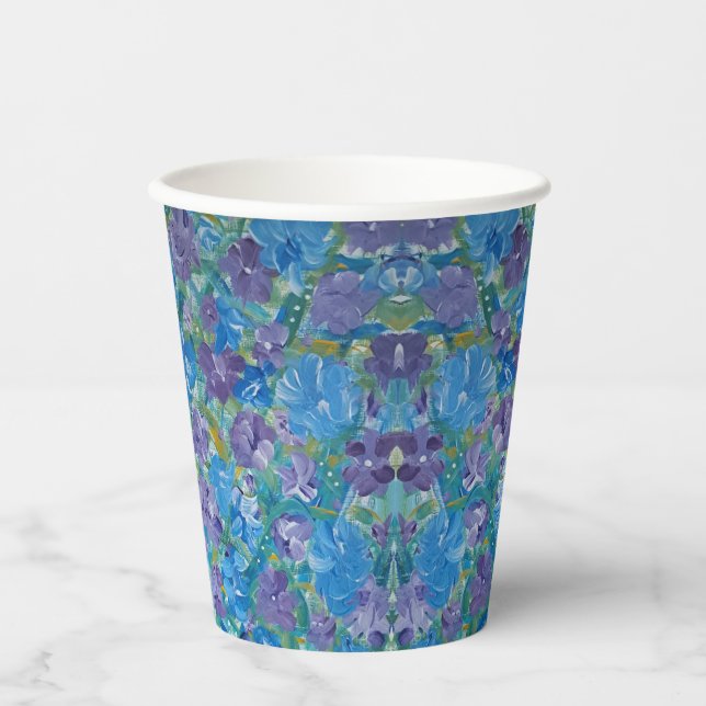 Gobelets En Papier Coupes de papier Rose Lavendar (Recto)