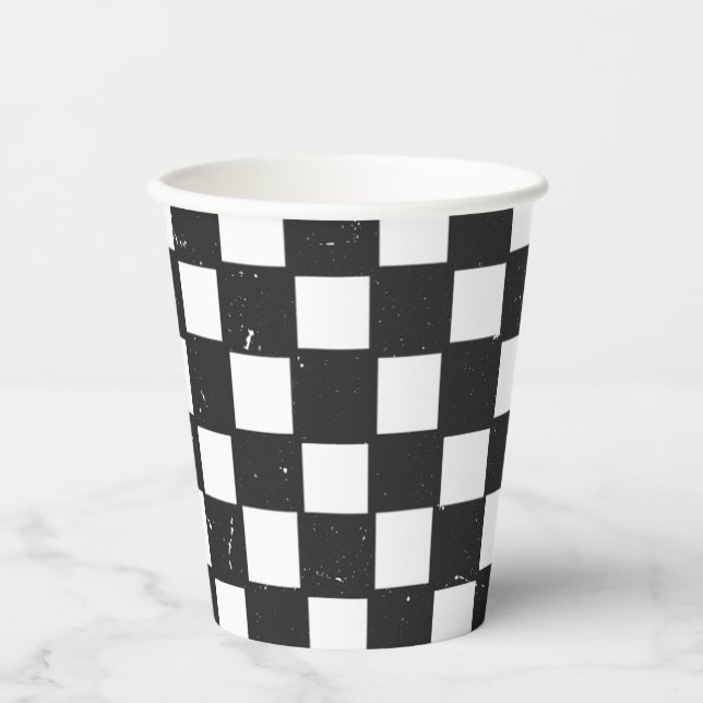 Gobelets En Papier Coupes de partie cool Dude Check (Recto)