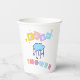 Gobelets En Papier Coupes en papier baby shower