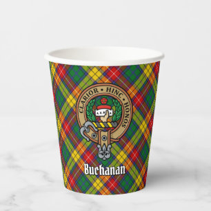 Gobelets En Papier Coupes en papier Clan Buchanan Crest