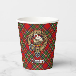 Gobelets En Papier Coupes en papier Clan Stewart Crest