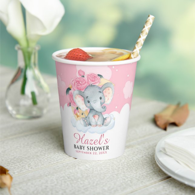 Gobelets En Papier Coupes en papier pour Baby shower d'anniversaire p (Insitu)