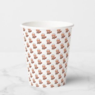 Gobelets En Papier Coupes en papier Red Panda Gamer