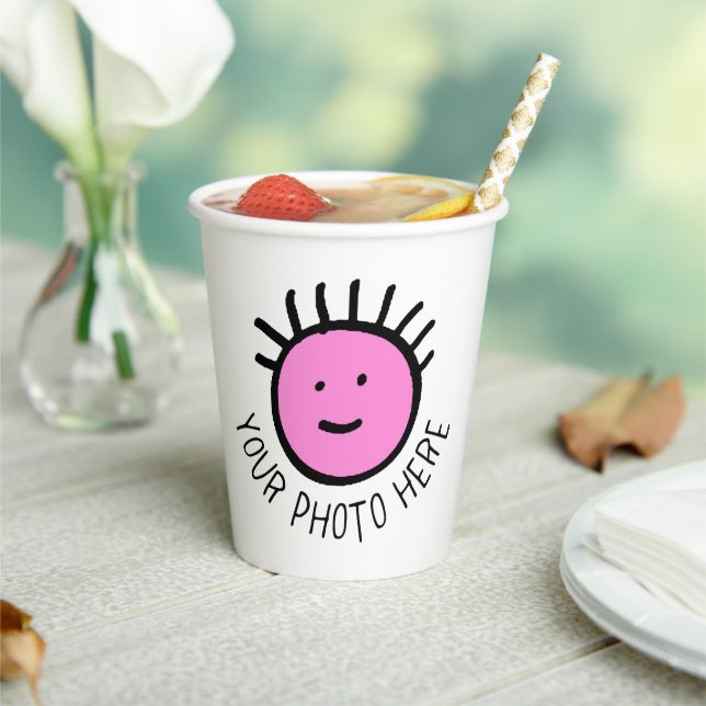 Gobelets En Papier Coupes personnalisées en papier 8 oz. - Aucun prêt (Insitu)