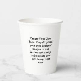 Gobelets En Papier Créez votre propre personnalisation