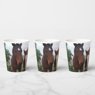Gobelets En Papier Crinière fringante : Des ennuis de cheval délicieu