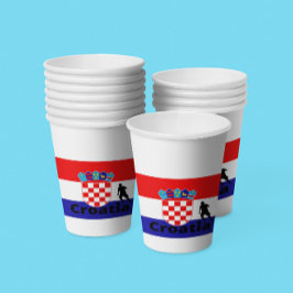 Gobelets En Papier Croatia soccer