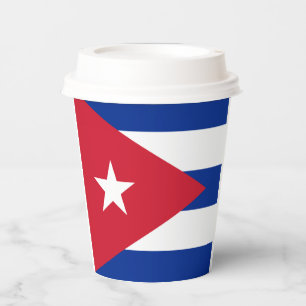 Gobelets En Papier Cuba drapeau tasse de papier