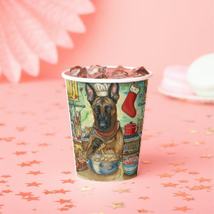 Gobelets En Papier Cuisson festive de Noël du Malinois belge :