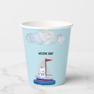 Gobelets En Papier Custom Baby Shower Paper Cups