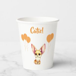 Gobelets En Papier Cute Baby Fennec Fox