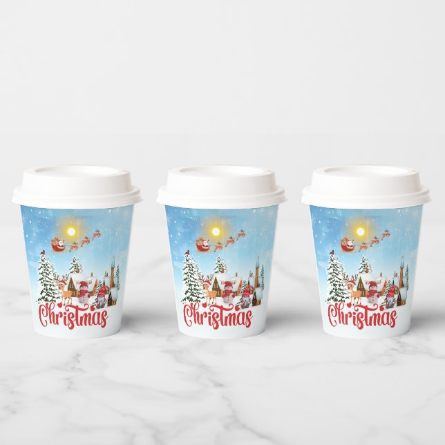 Gobelets En Papier Cute Gnome (Multi)