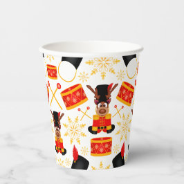 Gobelets En Papier Cute Kasky Christmas Reindeer Festif Vacances Cerf