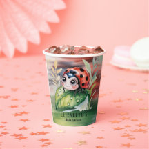 Cute Ladybug Girl Baby Shower