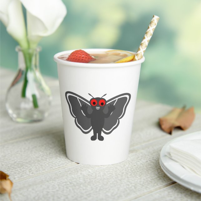 Gobelets En Papier Cute Mothman (Insitu)