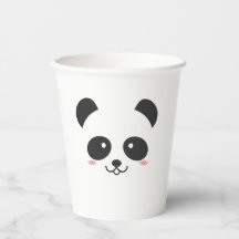 Cute Noir et Blanc Simple Kawaii Panda Ours
