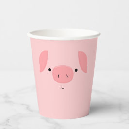 Gobelets En Papier Cute Piggy