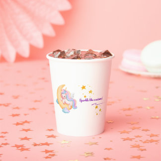 Gobelets En Papier 🌈 Cute Unicorn Paper Cup 🌙 ✨