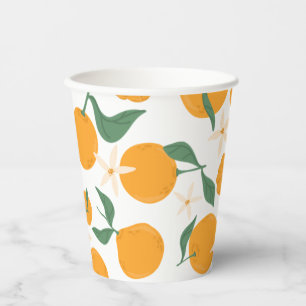 Gobelets En Papier Cutie Clementine Mandarin Tangerine Orange Fruit