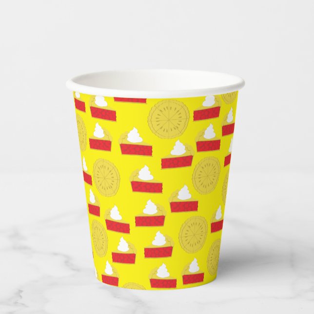 Gobelets En Papier Cutie Pie Cherry 1er anniversaire fête Enfants (Recto)