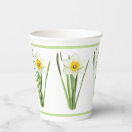 Gobelets En Papier Daffodil Fleur Botanique