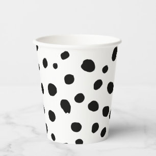 Gobelets En Papier Dalmatien Tache Noire Anniversaire Chien