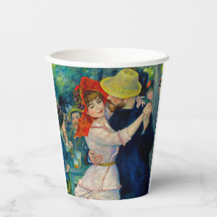 Gobelets En Papier Danse à Bougival Pierre Renoir