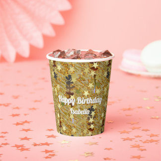 Gobelets En Papier Dazzling Glitzy Sparkle Any Age Birthday Party