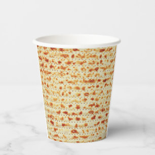 Gobelets En Papier Décor Passover Matzah Papier