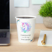 Décorations de fête d'anniversaire de la Unicorn