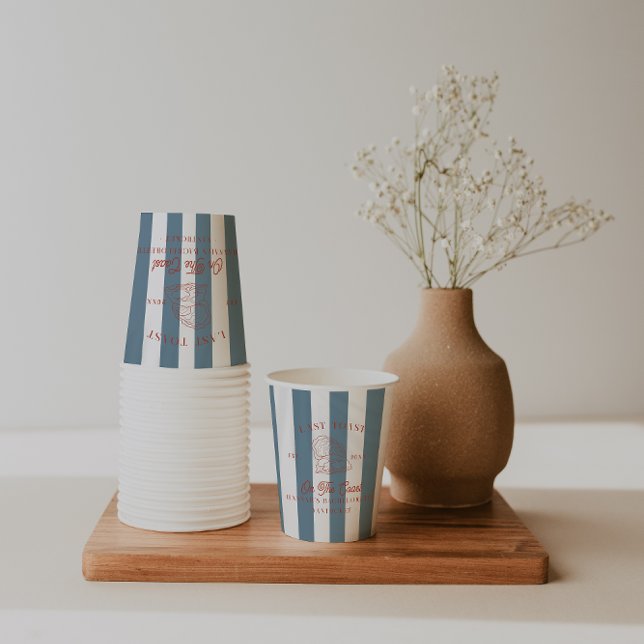 Gobelets En Papier Dernier toast sur la Bachelorette Côte (Créateur téléchargé)