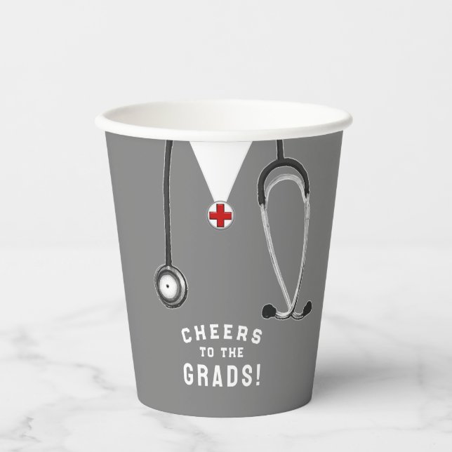 Gobelets En Papier Diplôme de l'école de soins infirmiers (Recto)