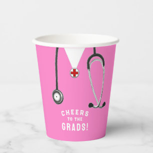 Gobelets En Papier Diplôme de l'école de soins infirmiers