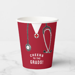 Gobelets En Papier Diplôme de l'école de soins infirmiers