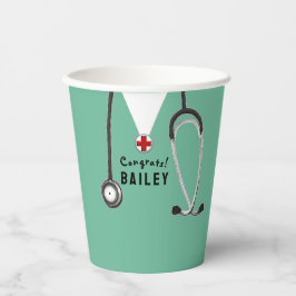 Gobelets En Papier Diplôme de l'école de soins infirmiers