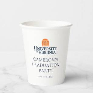 Gobelets En Papier Diplômé de l'Université de Virginie